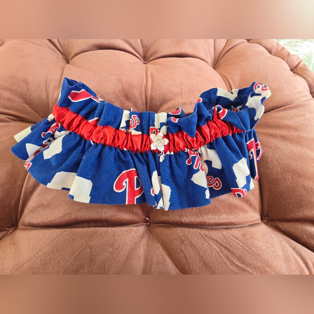 Custom Philadelphia Phillies Bridal Garter